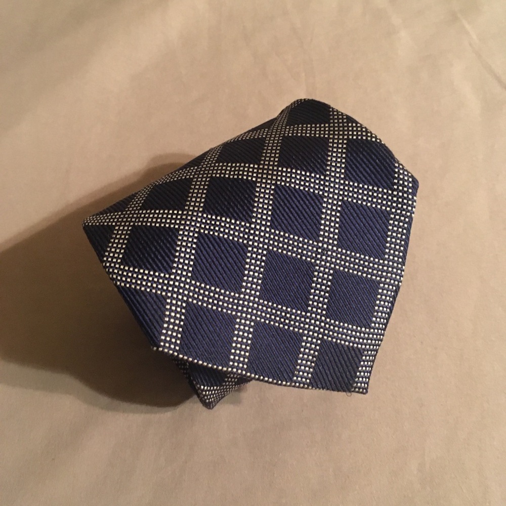 Rare Vintage Drake’s Tie Blue Silk Tie